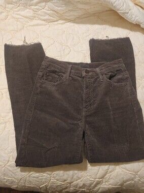 MOTHER Insider Crop Step Fray Size 25